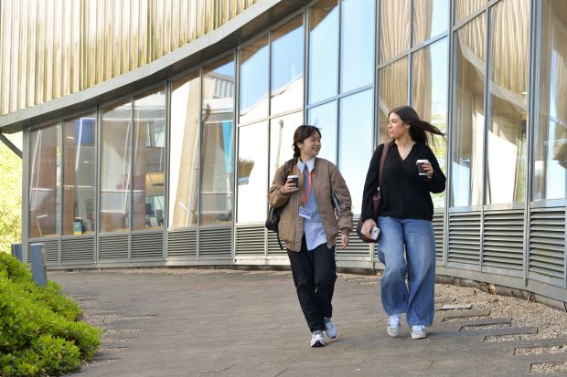 University of Reading - Henley. Students on campus