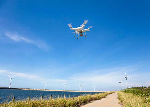 LJMU - drone in air